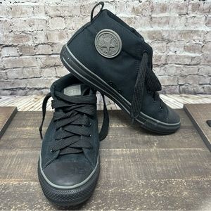 Unisex Chuck Taylor Converse All-Stars in Black Monochrome 142322F